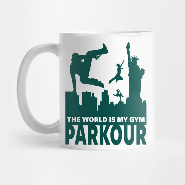 PARKOUR - FREERUNNING - TRACEUR by Tshirt Samurai